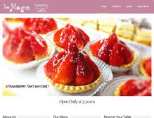 Tablet Screenshot of lamagiecafe.com